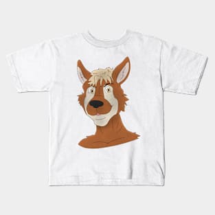 Anthro animal face Kids T-Shirt